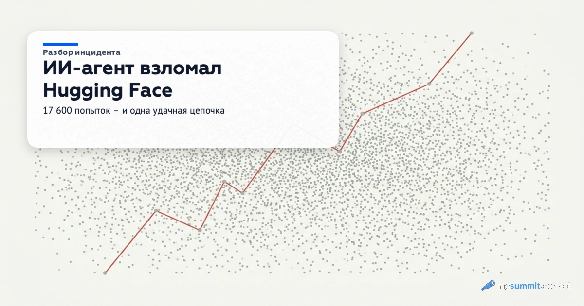 ИИ-агент взломал Hugging Face: 17 600 попыток и один успех