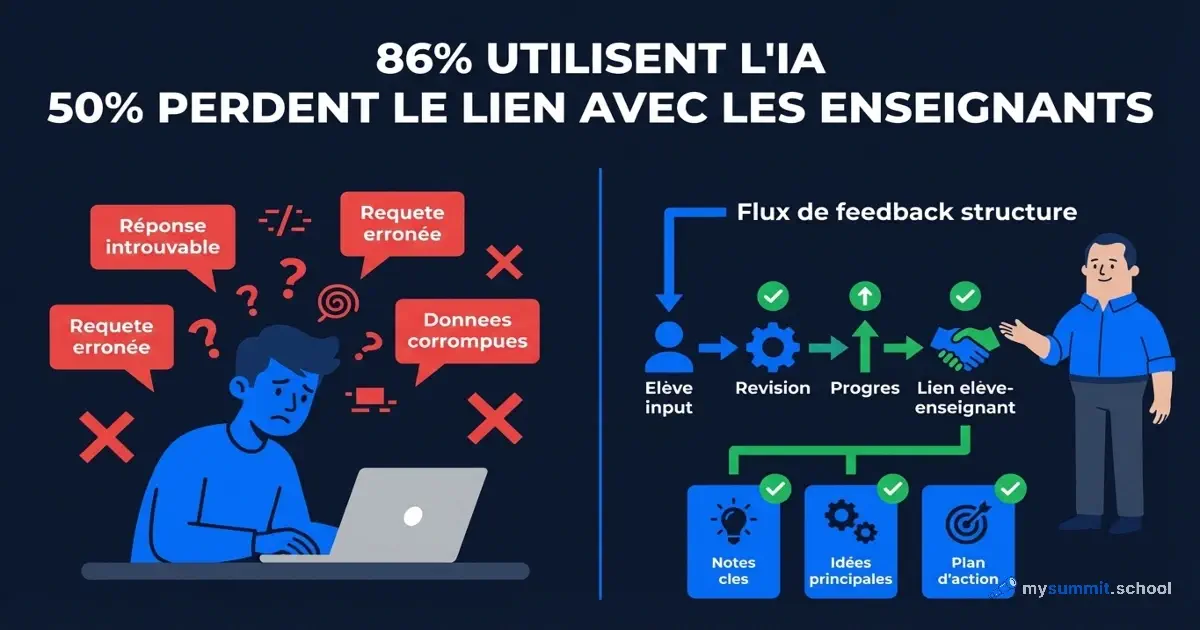 86% des eleves utilisent l'IA, mais leurs resultats se degradent. Une experience a tout change