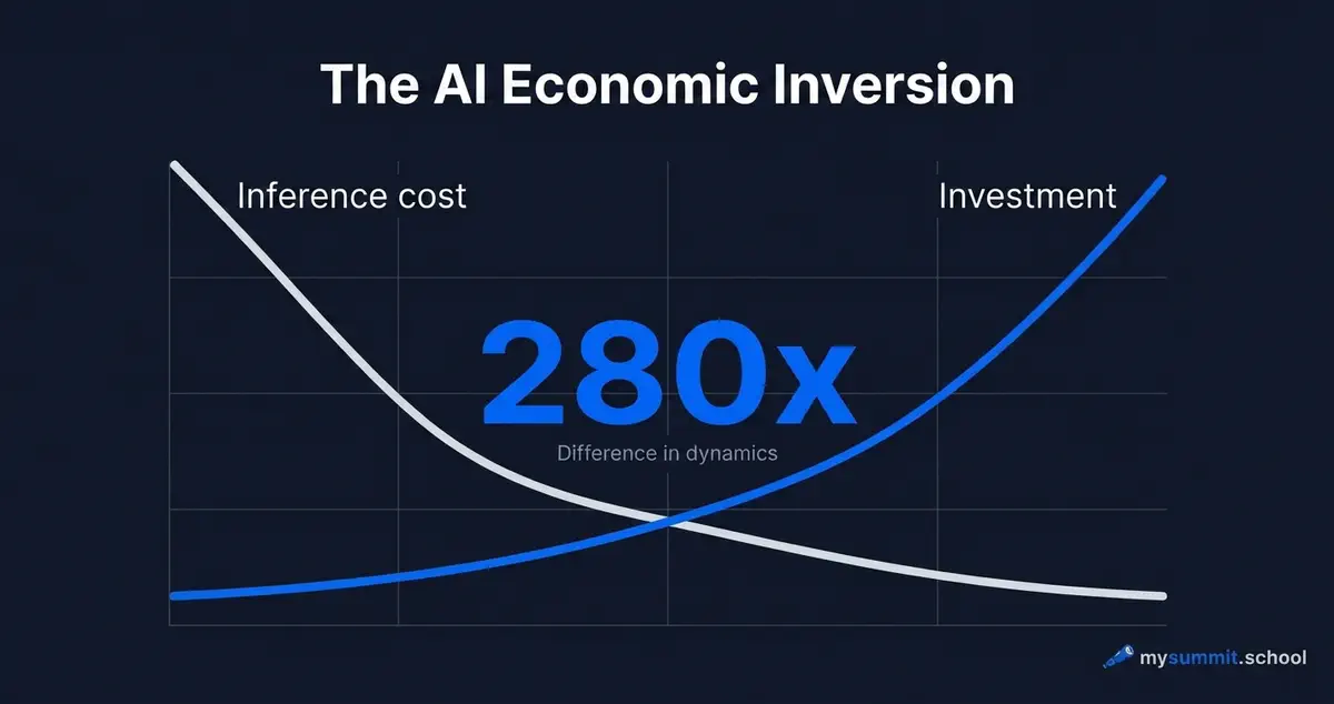 280x Cheaper in Two Years: The AI Economy Has Flipped