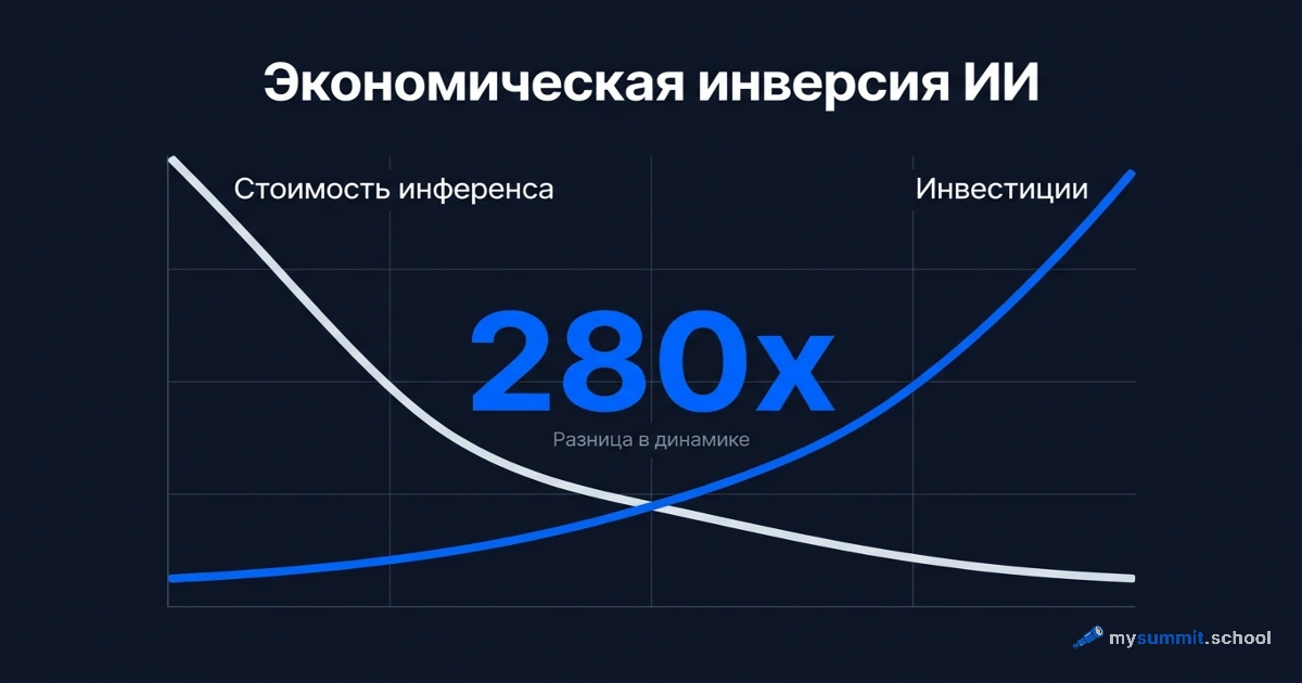 280x дешевле за два года: экономика ИИ перевернулась