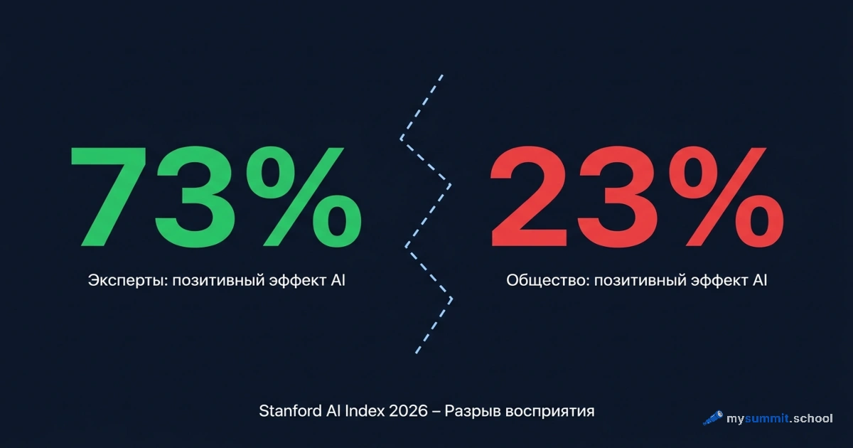 73% экспертов верят в AI – и только 23% обычных людей. Кто прав?