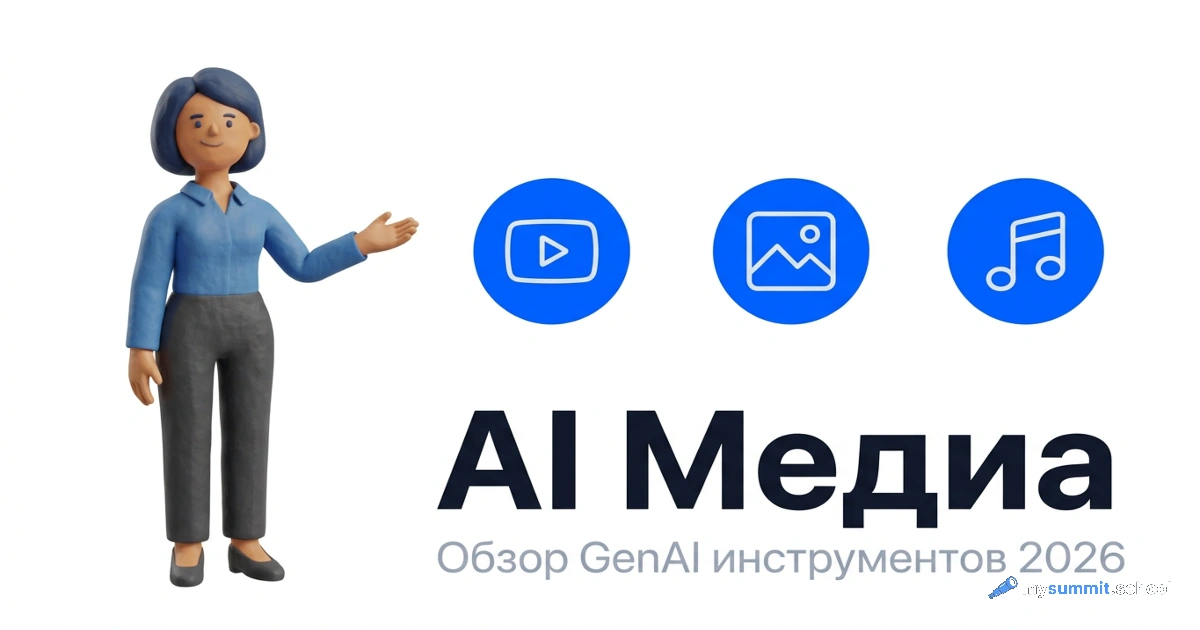AI для создания медиаконтента в 2026: изображения, видео, музыка и презентации