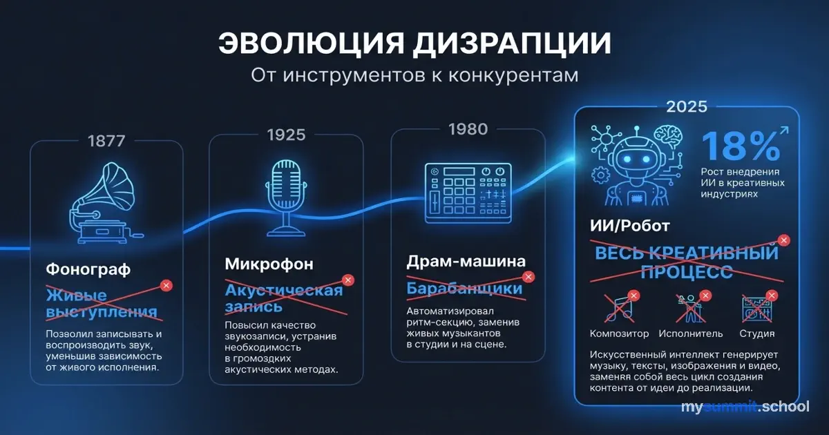 Когда ваша работа обучает конкурента: уроки AI-музыки для менеджера