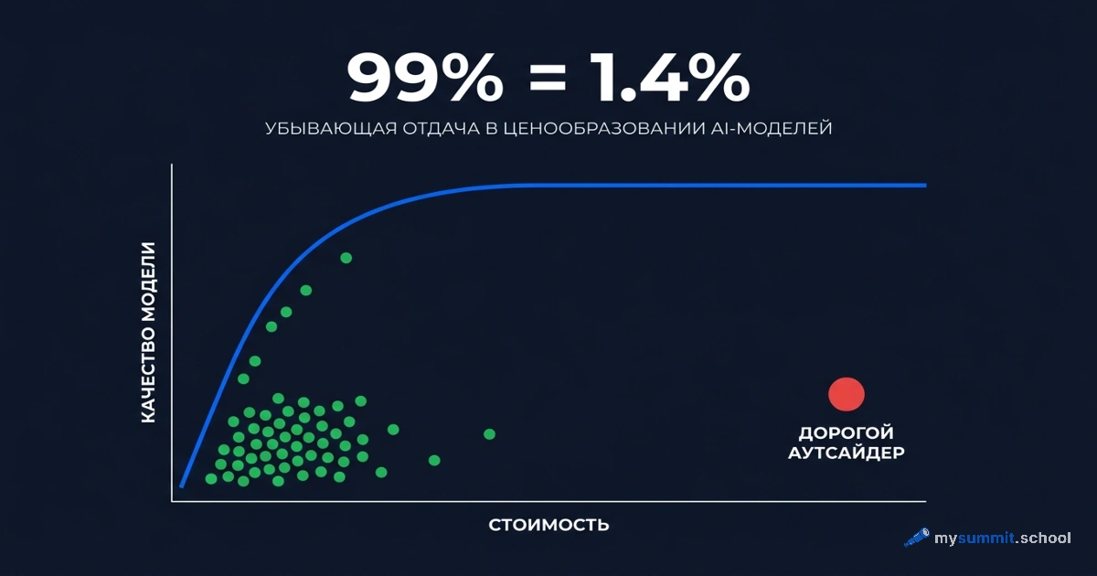 99% качества за 1,4% цены: что не так с рынком ИИ-моделей