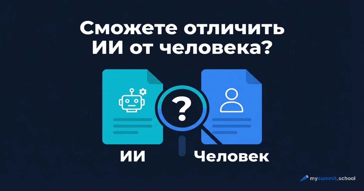 Тест на распознавание ИИ 2025: 77% точность у 140 участников + пройдите сами