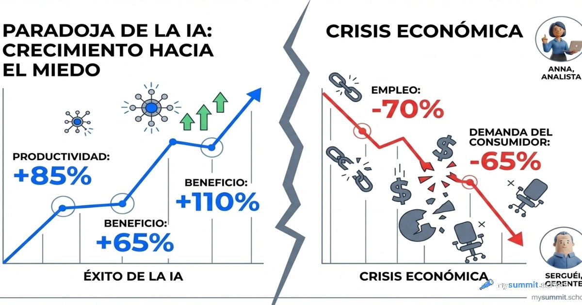 ¿Y si la IA funciona demasiado bien? Análisis del escenario Citrini 2028
