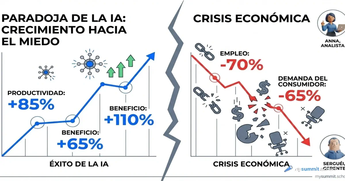 ¿Y si la IA funciona demasiado bien? Análisis del escenario Citrini 2028