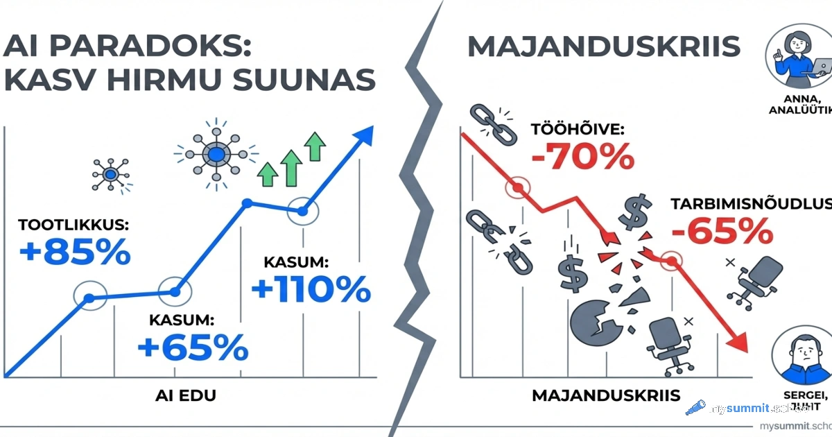 Mis siis, kui tehisintellekt tuleb liiga hästi toime? Citrini 2028 stsenaariumi analüüs