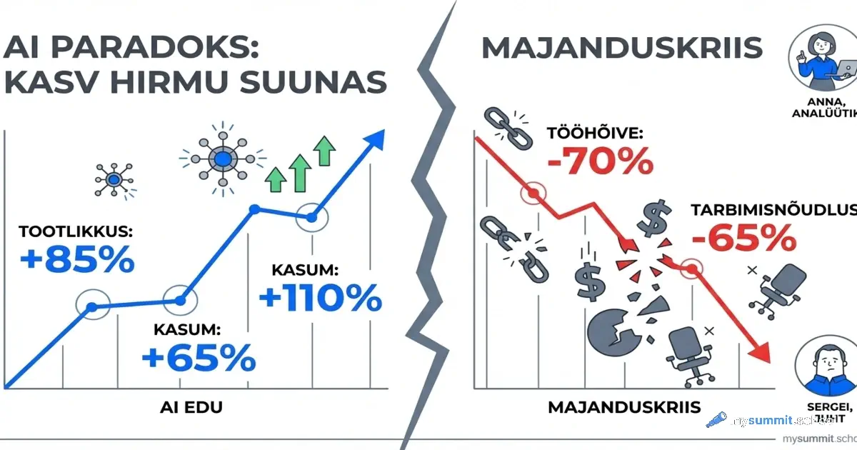 Mis siis, kui tehisintellekt tuleb liiga hästi toime? Citrini 2028 stsenaariumi analüüs