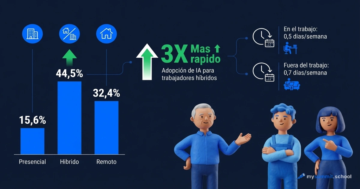 Stanford 2025: la IA aumenta la productividad un 40% – lo que realmente muestra la investigacion