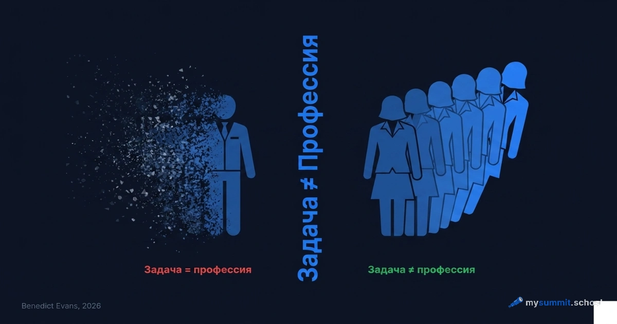 Задача vs профессия: что на самом деле автоматизирует ИИ