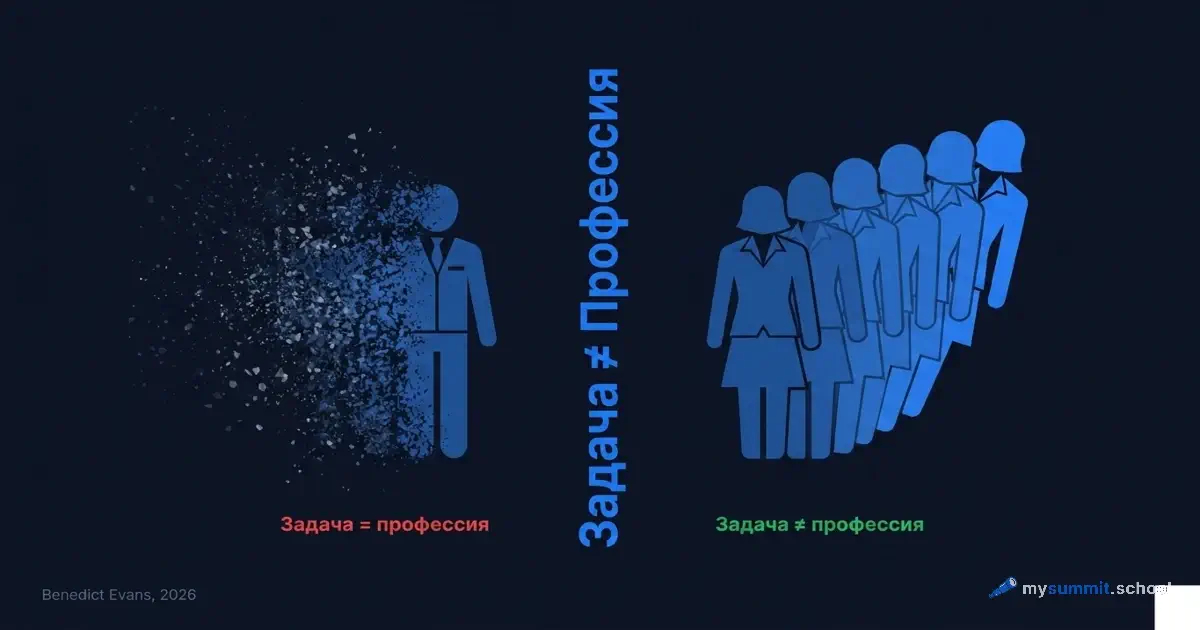 Задача vs профессия: что на самом деле автоматизирует ИИ
