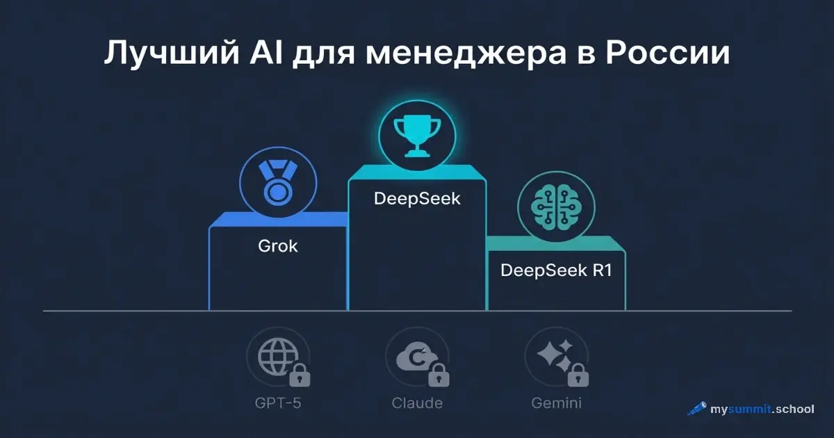 Лучшие AI для менеджера без VPN: данные исследования