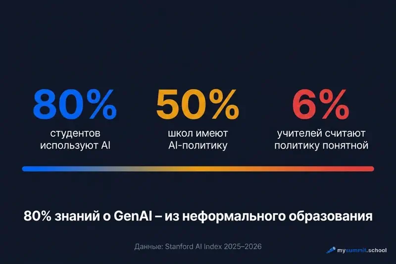Образование отстаёт: 80% используют, 6% понимают правила