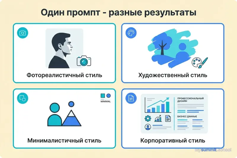 Сравнение генерации изображений