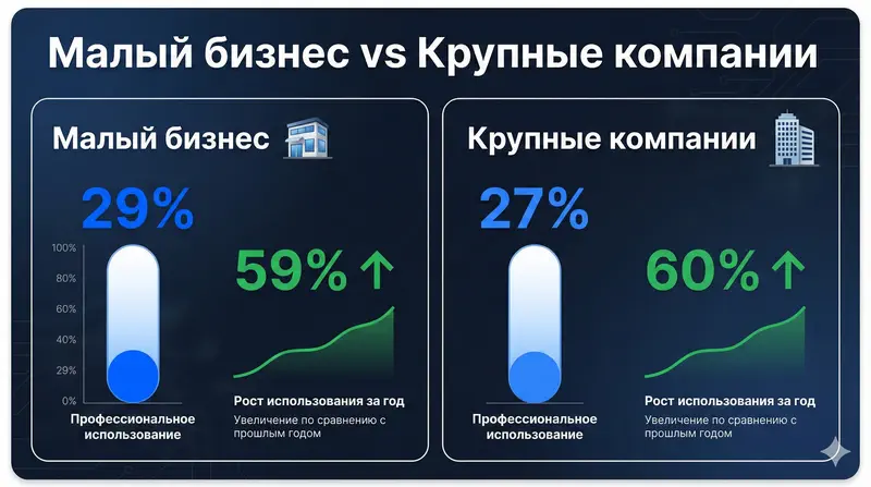 Малый бизнес vs Крупные компании