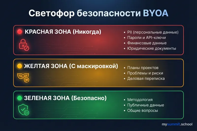 Светофор безопасности BYOA
