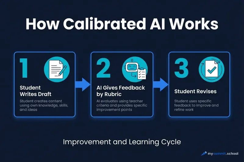 Calibrated AI workflow diagram