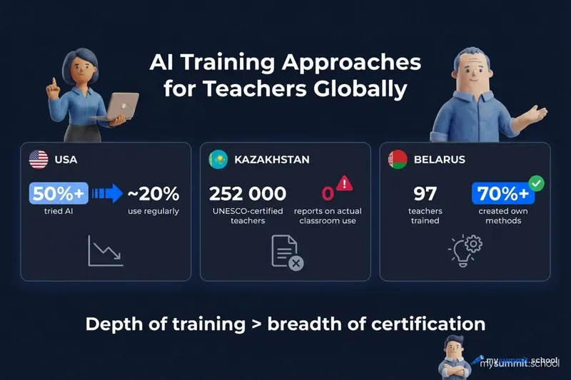 AI training gap in education: mass certification vs. deep training