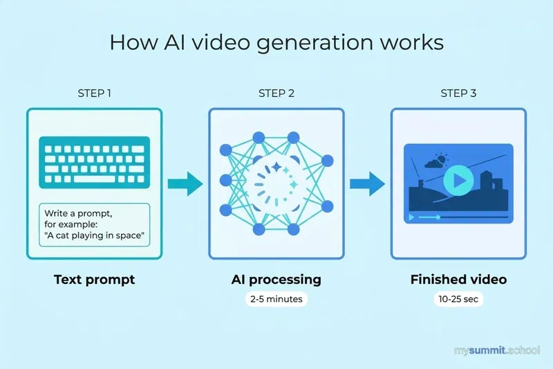 How AI video is made