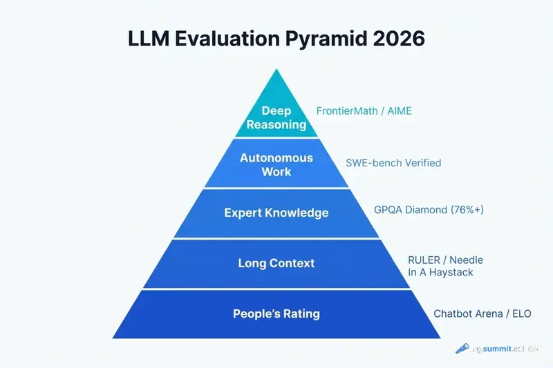 LLM quality evaluation pyramid