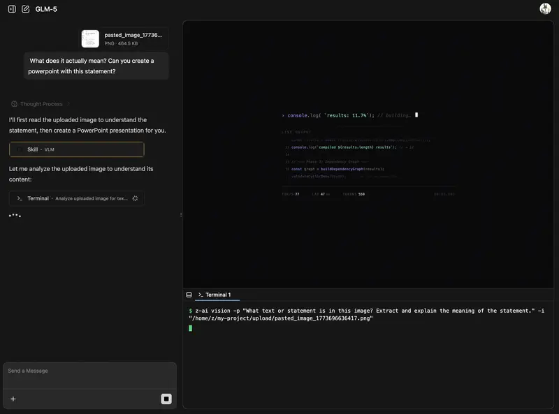 Interfaz curiosa de «pensamiento», que sugiere que fue diseñado para desarrolladores ante todo