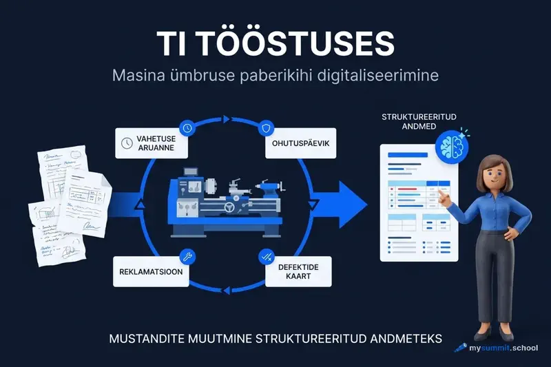 Paberikiht tööpingi ümber: TI muudab mustandmärkmed struktureeritud dokumentideks, mitte ei juhi seadmeid