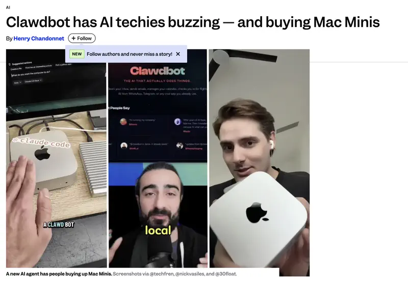 Inimesed ostavad Mac Mini