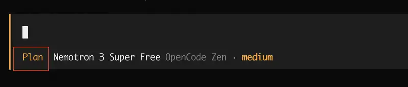 Plan-režiim opencode&rsquo;is