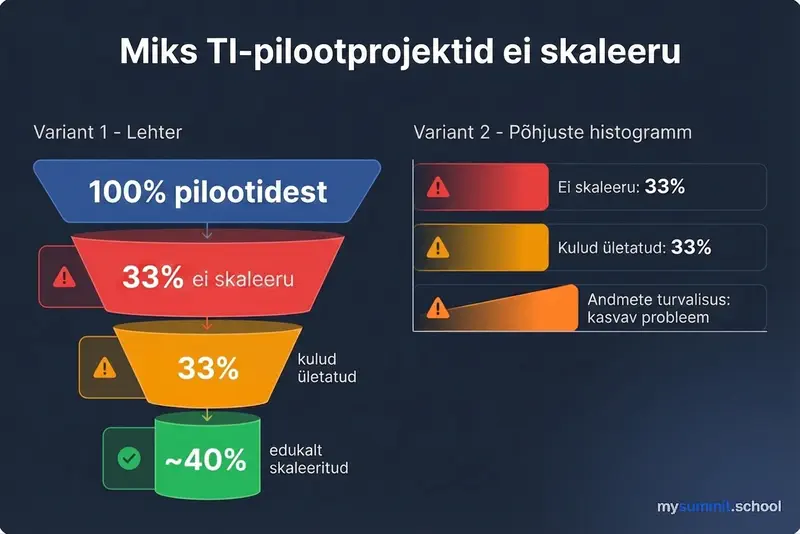 Miks TI piloodid ei skaleeru