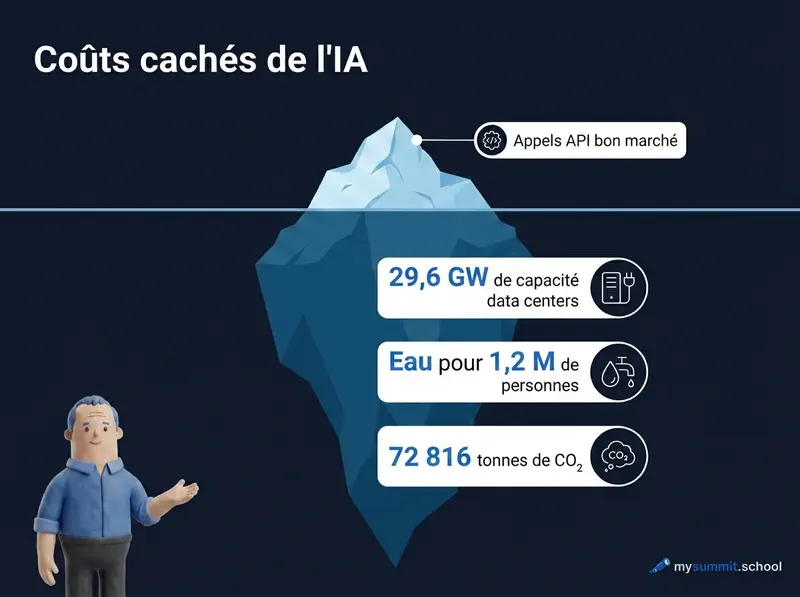 Coûts cachés de l’IA : l’iceberg