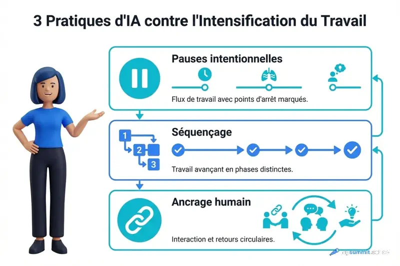 Pratique de l’IA : pauses intentionnelles, séquençage, ancrage humain