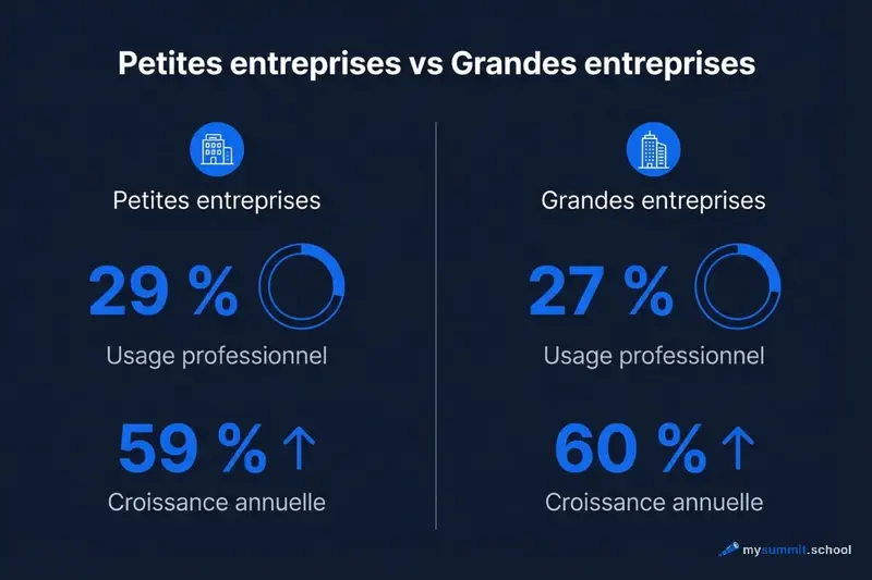Petites entreprises vs Grandes entreprises