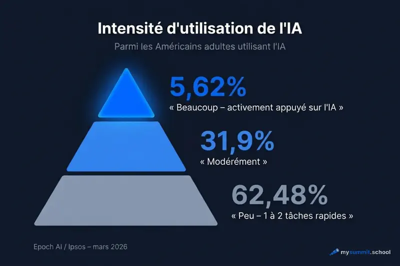 Pyramide d&rsquo;intensité d&rsquo;utilisation de l&rsquo;IA