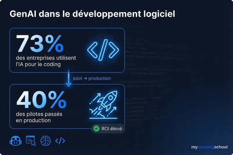 L&rsquo;IA générative dans le développement logiciel
