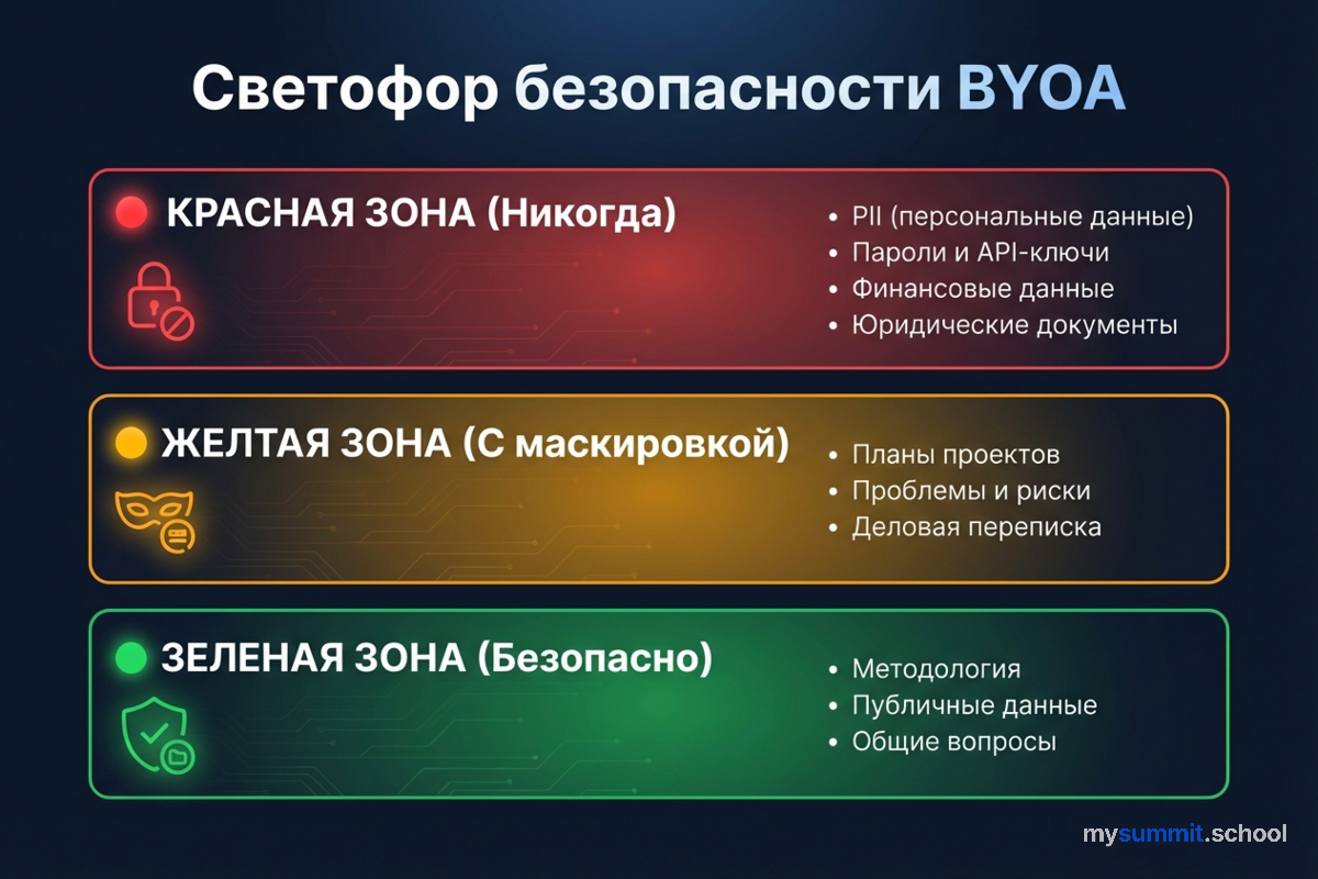 Светофор безопасности BYOA