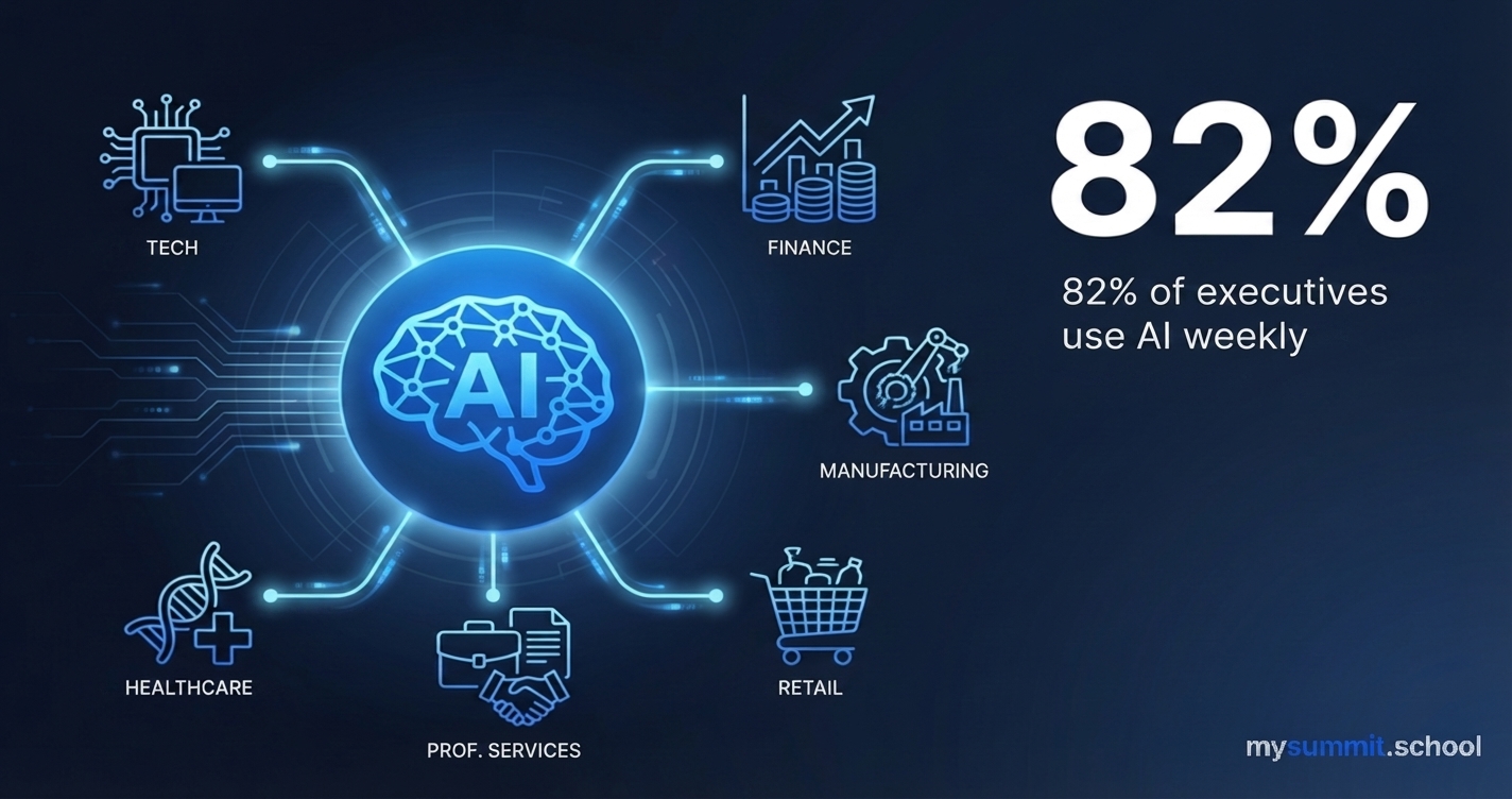 82% of Executives Use AI Weekly: How AI Penetrates Industries – Wharton 2025 Report