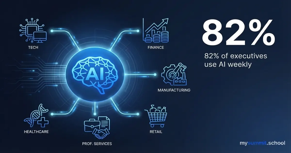 82% of Executives Use AI Weekly: How AI Penetrates Industries – Wharton 2025 Report