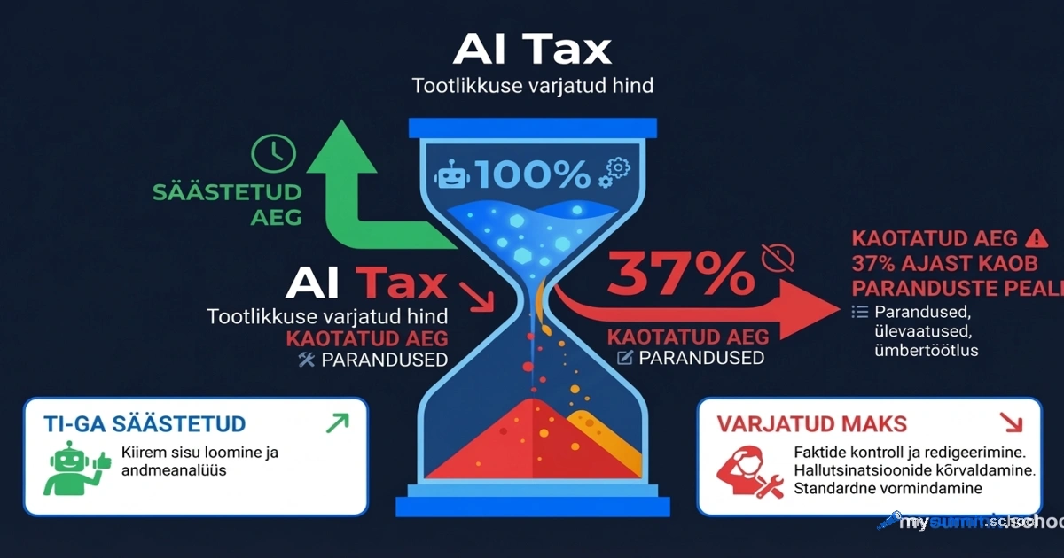 Varjatud AI-maks: miks 40% ajasäästust kaob