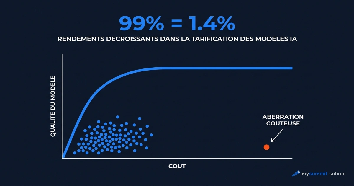 99 % de la qualité pour 1,4 % du prix : ce qui ne va pas sur le marché des modèles IA