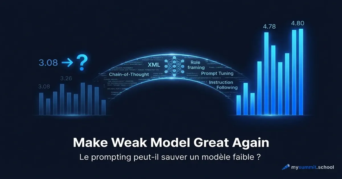 Make Weak Model Great Again : le prompting peut-il sauver un modèle faible ?