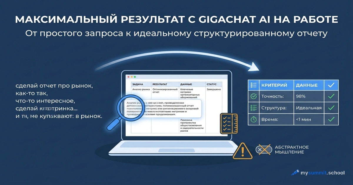 GigaChat для работы: как выжать максимум из того, что есть