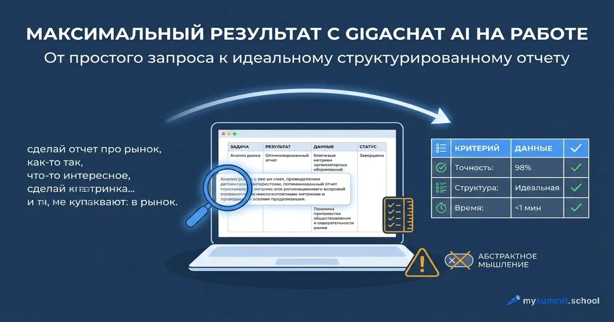 GigaChat для работы: как выжать максимум из того, что есть