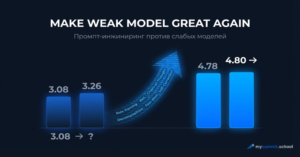 Make Weak Model Great Again: промпты против слабых моделей