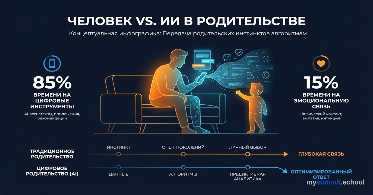 8% родителей уже делегируют инстинкты AI. Вы тоже?