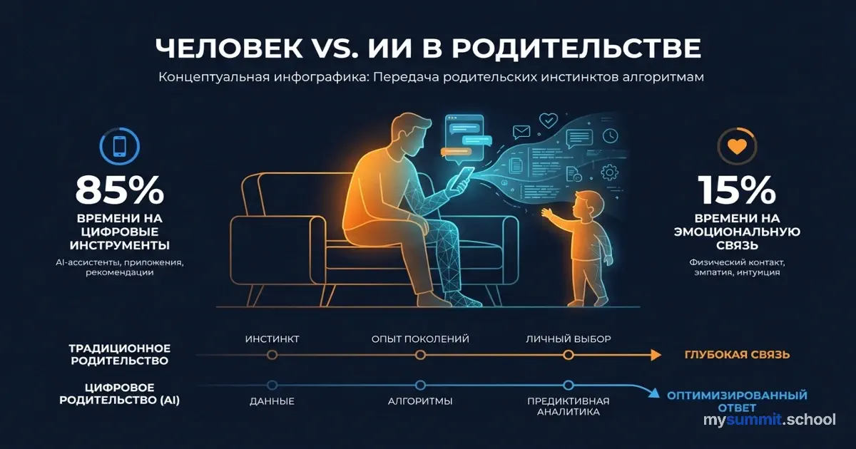 8% родителей уже делегируют инстинкты AI. Вы тоже?