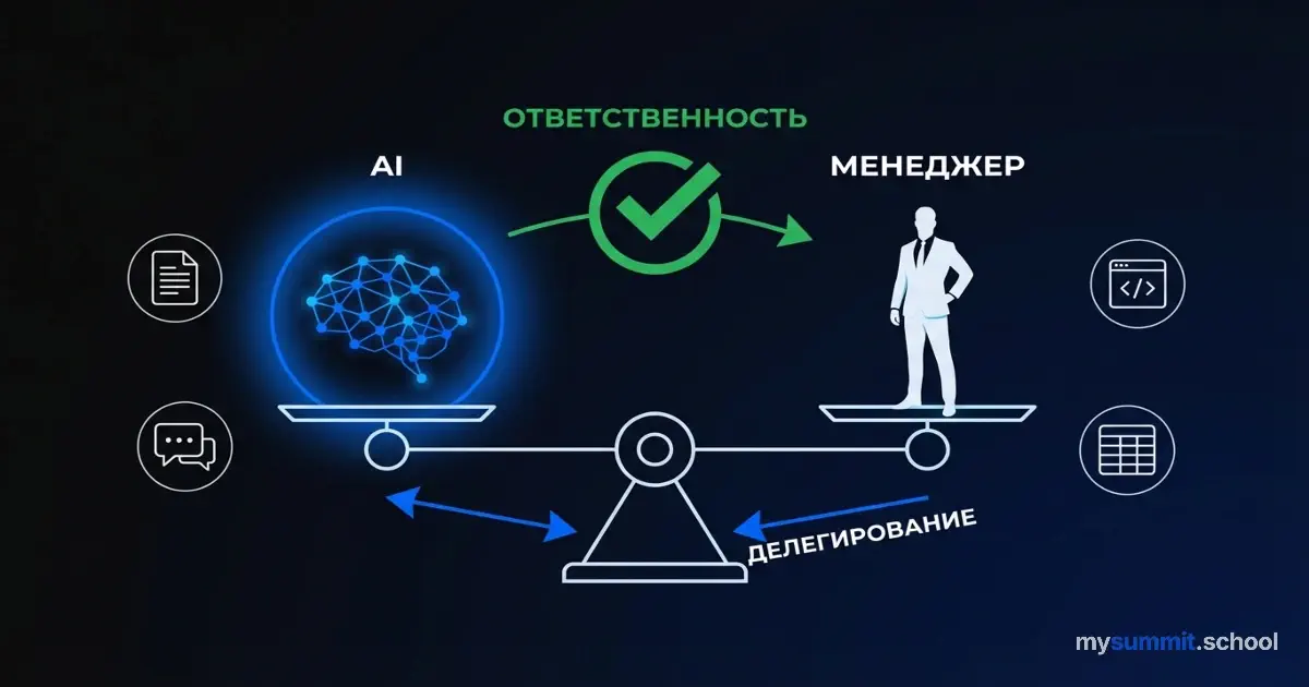 Делегирование AI: почему ответственность остаётся за человеком