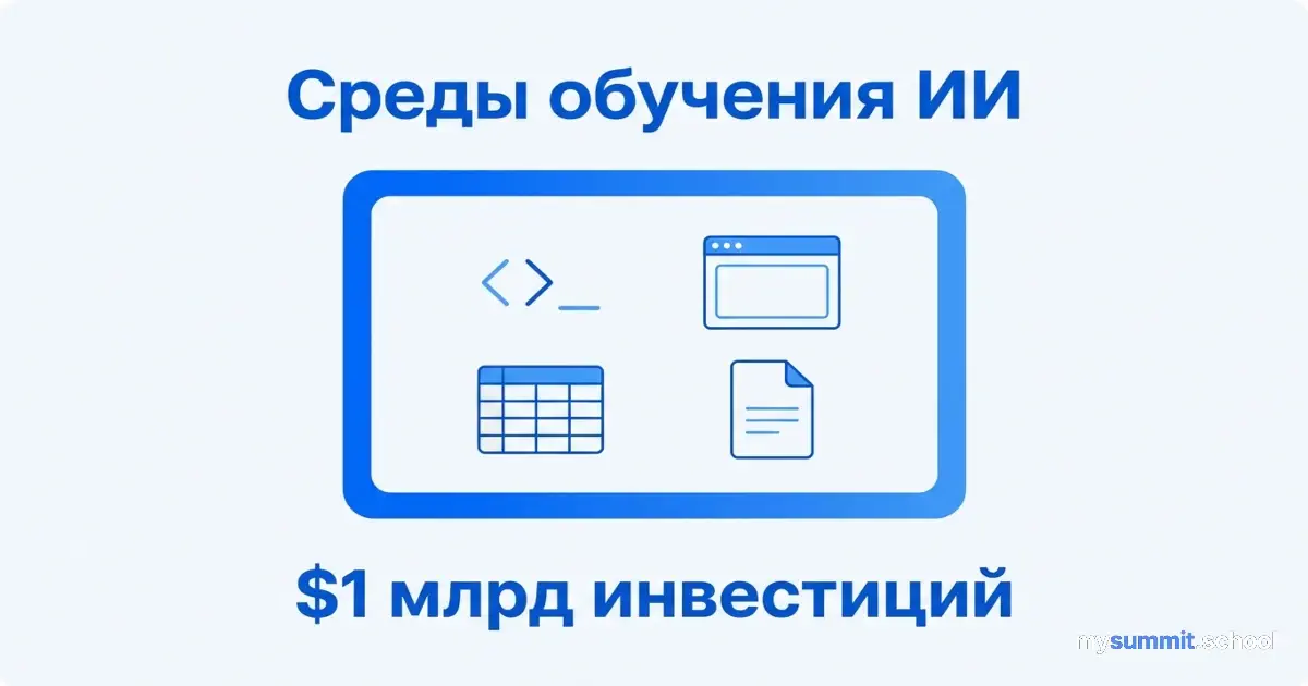 Среды обучения ИИ: управленческие инсайты на $1 млрд