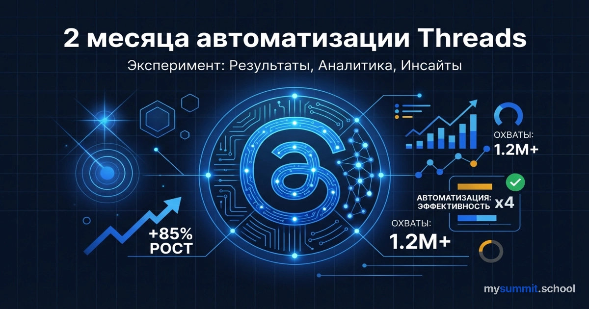 Автоматизация Threads: итоги 2 месяцев с AI